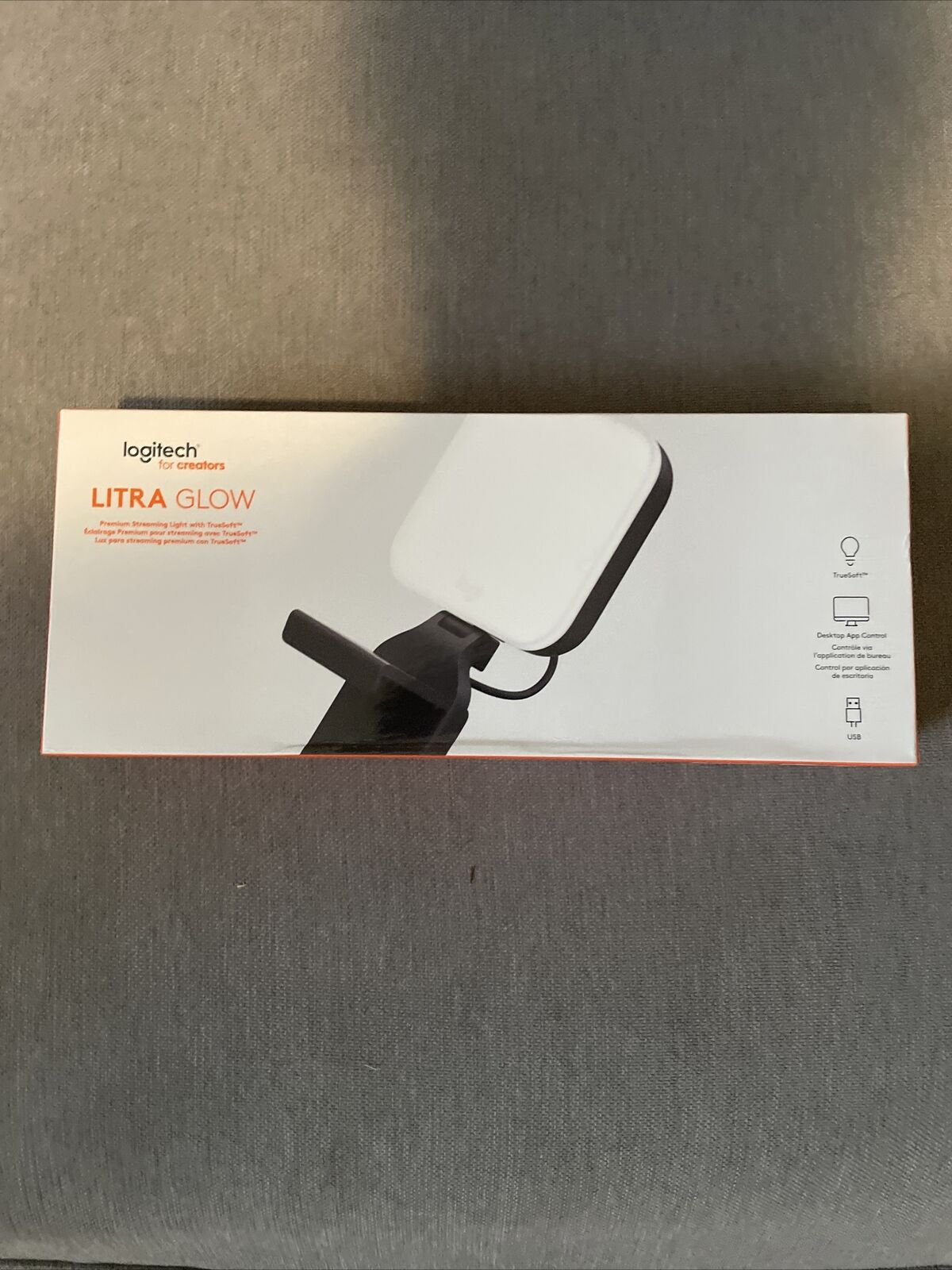 Logitech - Litra Glow Premium Led Streaming Light - Graphite [946-000001]