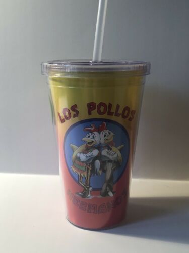 Better Call Saul Los Pollos Hermanos Reusable Cup With Lod And Straw
