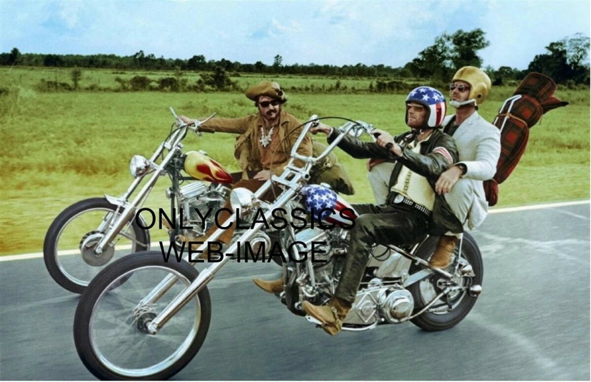 Easy Rider Harley Davidson Motorcycle 11x17 Poster Peter Fonda Dennis Hopper