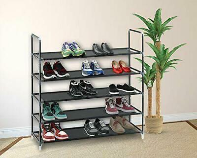 5/10 Tier Shoe Rack Wall Tower Cabinet Storage Organizer Home Holder Shelf